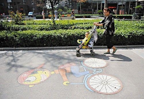道路藝術(shù)井蓋案例